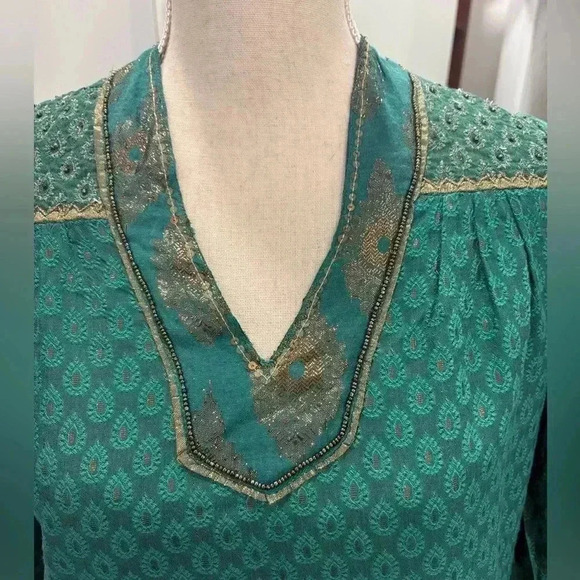 BIBA  1970s Boho Tunic - Picture 5 of 9